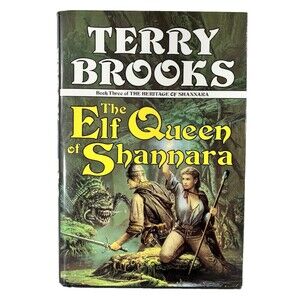 Elf Queen of Shannara by Terry Brooks Vintage 1992 First Edition Hardcover Book